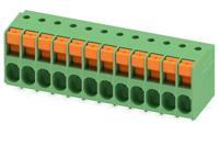 1017513 Phoenix Contact TDPT 2.5/ 12-SP-5.08 Series PCB Terminal Block, 12-Contact, 5.08mm Pitch, Through Hole Mount, 1-Row,