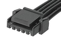 45111-0500 Molex 5 Way Female Micro-Lock Plus to 5 Way Female Micro-Lock Plus Wire to Board Cable, 50mm