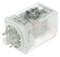 r15-2012-23-5230-wtl Relpol Plug In Power Relay, 230V ac Coil, 10A Switching Current, DPDT