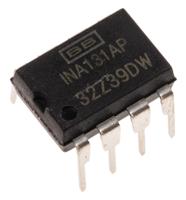 ina131ap INA131AP Texas Instruments, Instrumentation Amplifier, 0.125mV Offset, 5 [arrow/] 28 V, 8-Pin PDIP