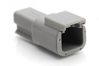 atm04-2p Amphenol Industrial, ATM Automotive Connector Socket Grey Cable Mount 2 Way, Crimp Termination ATM04-2P