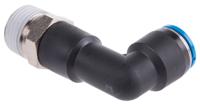 qsll-12-12 Festo QS Series Elbow Threaded Adaptor, R 1/2 Male to Push In 12 mm, Threaded-to-Tube Connection Style, 153085