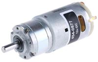 454-0877 RS PRO Brushed Geared DC Geared Motor, 19.8 W, 12 V dc, 20 Ncm, 3090 rpm, 6mm Shaft Diameter