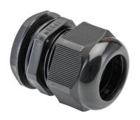 ngm32-blk HellermannTyton NGM Series Black Nylon Cable Gland, M32 Thread, 18mm min., 25mm max., IP68