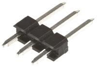 m20-9990346 HARWIN M20 Series Straight Through Hole Pin Header, 3 Contact(s), 2.54 mm Pitch, 1 Row, Unshrouded