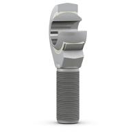 sakb-10-f SKF SAKB M10 Male Steel Rod End, 10mm Bore, 29mm Long, Metric Thread Standard, Male Connection Gender
