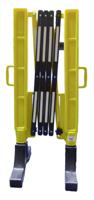 284-5279 RS PRO Black & Yellow Polypropylene Extendable Barrier