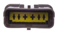 211pl062s1049 Delphi, 211PL Male Connector Housing, 3.33mm Pitch, 6 Way, 1 Row