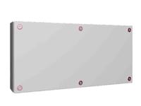 1538000 Rittal KX Series Steel Wall Box, IP55, 300 mm x 600 mm x 120mm