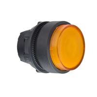 zb5aw15 Schneider Electric Harmony Series Orange Illuminated Spring Return Push Button, 22mm Cutout, IP66, IP69, IP69K