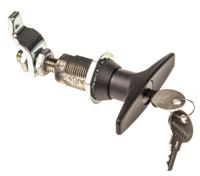 e3-18-25 Southco Black Die Cast Zinc Locking Handle, T-Handle