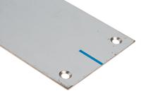 894-6948 Stainless Steel Screw Mounted Push Plate, 330 x 75mm