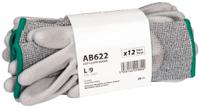 ab622g7rxxl Portwest AB622 - Cut C13 PU Essential Multipack (Pk12) Grey Elastane, Fibreglass, High Performance Polyethylene,