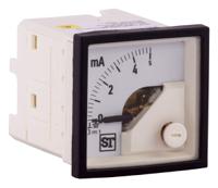pq44-i16l2n1caw0st Sifam Tinsley Sigma Analogue Panel Ammeter 5mA DC, 48mm x 48mm Moving Coil
