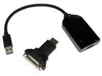 220-6505 RS PRO USB A to HDMI Adapter, USB 3.0, 1 Supported Display(s) - 1600 X 1200