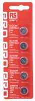 775-7233 RS PRO LR44 Button Batteries, 1.5V, 11.6mm Diameter, 5 Pack