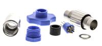 2-1437719-4 TE Connectivity Circular Connector, 7 Contacts, Cable Mount, Subminiature Connector, Plug, Male, IP65, TRIAD 01 Series