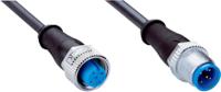 yf2a15-150ub5m2a15-2096171 SICK Female 4 way Straight M12 to Male 4 way Straight M12 Connector Cable, 15 m