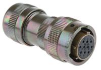ipt06a12-10sphm Glenair, Copper Alloy 10 Way Cable Mount MIL Spec Circular Connector Plug, Socket Contacts,Shell Size 12, MIL-DTL-26482