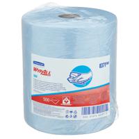 8371 WYPALL X60 General Clean Multi-task Cleaning Cloths  Blue Wipes for Surface Cleaning, Dry Use, Roll of 500, 385 x