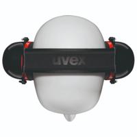2630030 uvex K30 Speak & Listen Ear Defender with Headband, 36dB, Black, Red