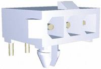 1-770967-1 TE Connectivity Mini-Universal MATE-N-LOK Series Right Angle Through Hole PCB Header, 3 Contact(s), 4.14 mm Pitch, 1