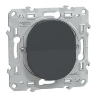 s340206 Schneider Electric Anthracite Rocker Switch Grid Module 10A, Ovalis Series
