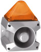 23351104055 Pfannenberg PA X 5-05 Series Amber Sounder Beacon, 230 V ac, Base Mount, 100dB at 1 Metre
