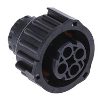 1-967325-1 TE Connectivity 4 Pole Din Socket, DIN 72585 IP67, IP69, Bayonet, Female