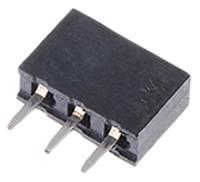 m22-7130342 HARWIN Straight Through Hole Mount PCB Socket, 3-Contact, 1-Row, 2mm Pitch, Solder Termination