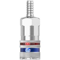 104102004 CEJN Aluminium, Steel Male Pneumatic Quick Connect Coupling, 3/8in Hose Barb