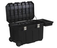 1-93-278 Stanley 2 Drawer Plastic Wheeled Contractor Chest