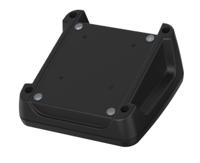 35112075hmt1 Bopla BoPad Series Black ABS Desktop Enclosure, Sloped Front, 122 x 118 x 57.60mm