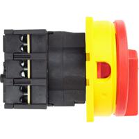110198-p1-32esvb Eaton 3 Pole Flush Mount Isolator Switch - 32A Maximum Current, 15kW Power Rating, IP65 (Front)