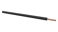160101409 Kabeltronik 1601 Series Black 0.14 mm² Equipment Wire, 26 AWG, 72 X 0.05 mm, 100m, PVC Insulation,