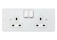 cxp10730galv MK Electric Light Grey Switch Socket