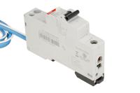 2csr255051r1164-dse201-c16-ac30-n-blue ABB RCBO, 16A Current Rating, 1P+N Poles, 30mA Trip Sensitivity, Type C, System Pro M Compact Range
