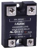 ksi240d80r-l i-Autoc KSI Series Solid State Relay, 80 A Load, Panel Mount, 280 V ac Load, 32 V dc Control