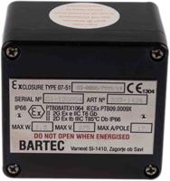 gb80 Bartec GB Series Black Junction Box, IP66, 5 + E Terminals, ATEX, 80 x 75 x 55mm