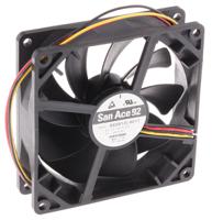 9s0912l4011 Sanyo Denki San Ace 9S Series Axial Fan, 12 V dc, DC Operation, 49.8m³/h, 840mW, 70mA Max, 92 x 92 x 25mm
