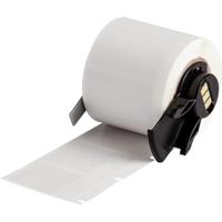 m6-31-417 Brady B-417 White, Transparent Label, 25.40mm Width, 12.70mm Height, 250 Qty