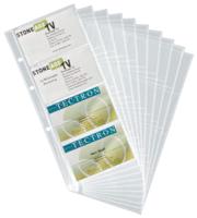 2387-19 Durable Transparent Business Card Pocket