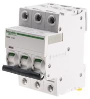 a9f55304 Schneider Electric Acti 9 iC60H MCB, 3P, 4A Curve D, 440V AC, 100 → 133V DC, 10 kA Breaking Capacity