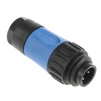 c01620h00311010 Amphenol Industrial Circular Connector, 3 Contacts, Cable, Standard Connector, Plug, Male, IP67, Ecomate M Series