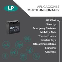 nsa-lp12-18t3vds Landport Batteries 12V T3 Lead Acid Battery, 18Ah