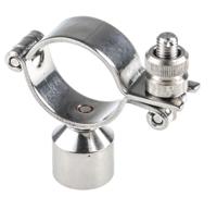 265-5270 RS PRO Stainless Steel Silver Hinged Pipe Clamp, 1/2 in BSP