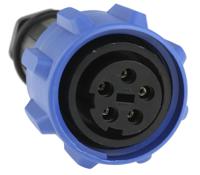 px091105s Bulgin Circular Connector, 5 Contacts, Cable, Standard Connector, Socket, Female, IP68, Buccaneer 900 Series