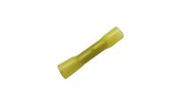 rnd-465-00571 RND, RND 465 Butt Splice Splice Connector, Yellow, Insulated, Tin 22 → 24 AWG