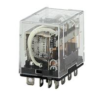 ly4n-d2-24vdc Omron Plug In Power Relay, 24V dc Coil, 10A Switching Current, 4PDT
