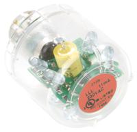 893011405 AUER Signal LED Amber Bulb, BA15d 24 V ac/dc